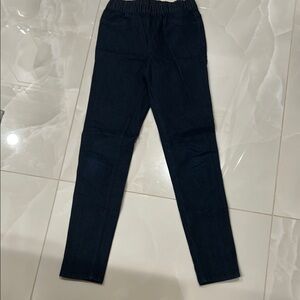 H&M Girls Dark Blue and Light Blue Jeggings, set of 2